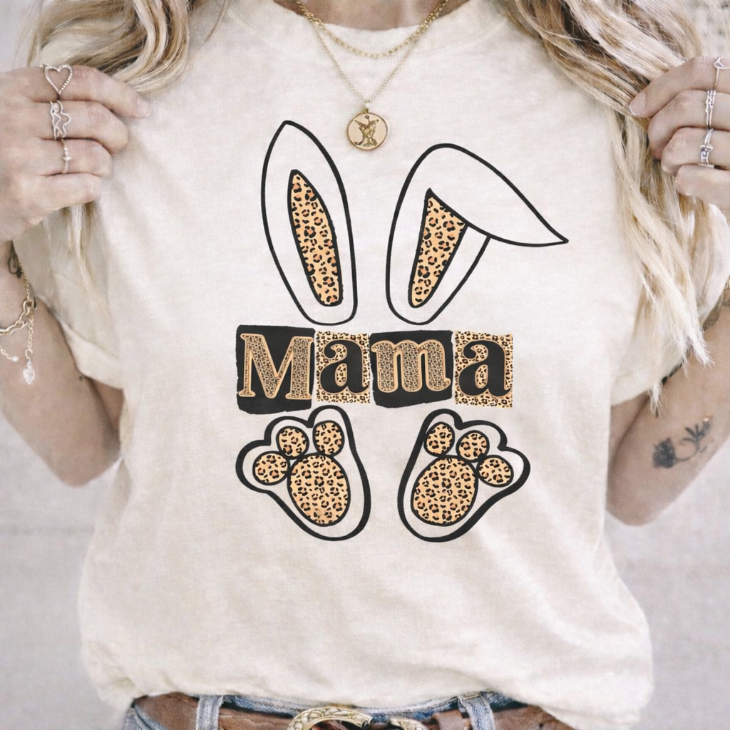 Mama and Mini Cheetah Bunny