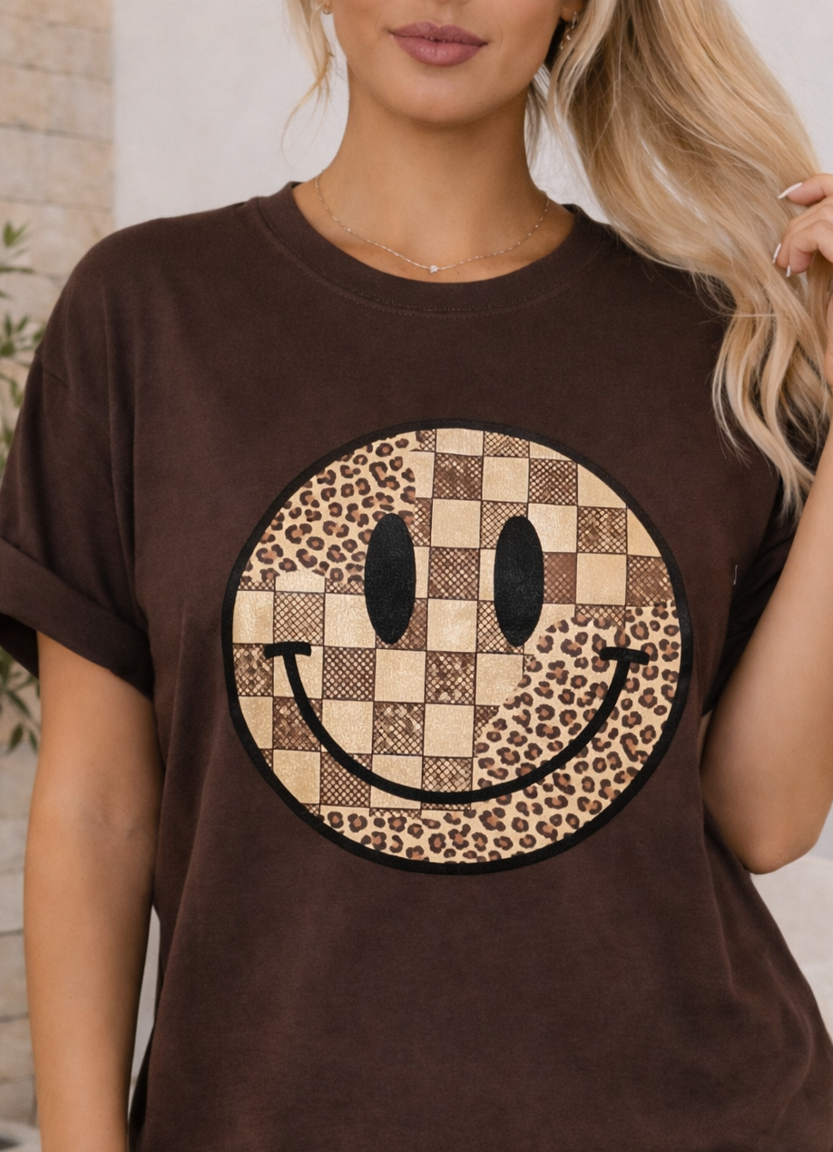 Cheetah/Checkered Smile