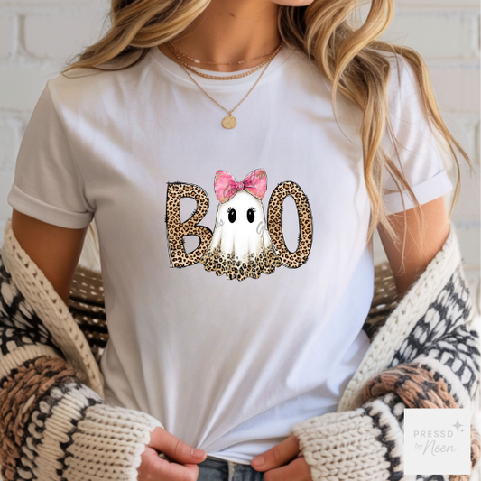 Cheetah BOO DTF Transfer ONLY