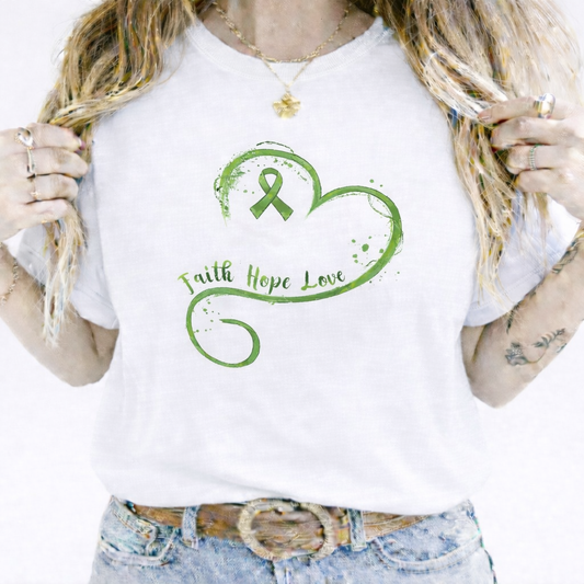 Faith Hope Love Awareness Ribbon