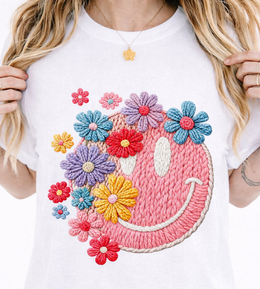 Spring Stitch Smiley